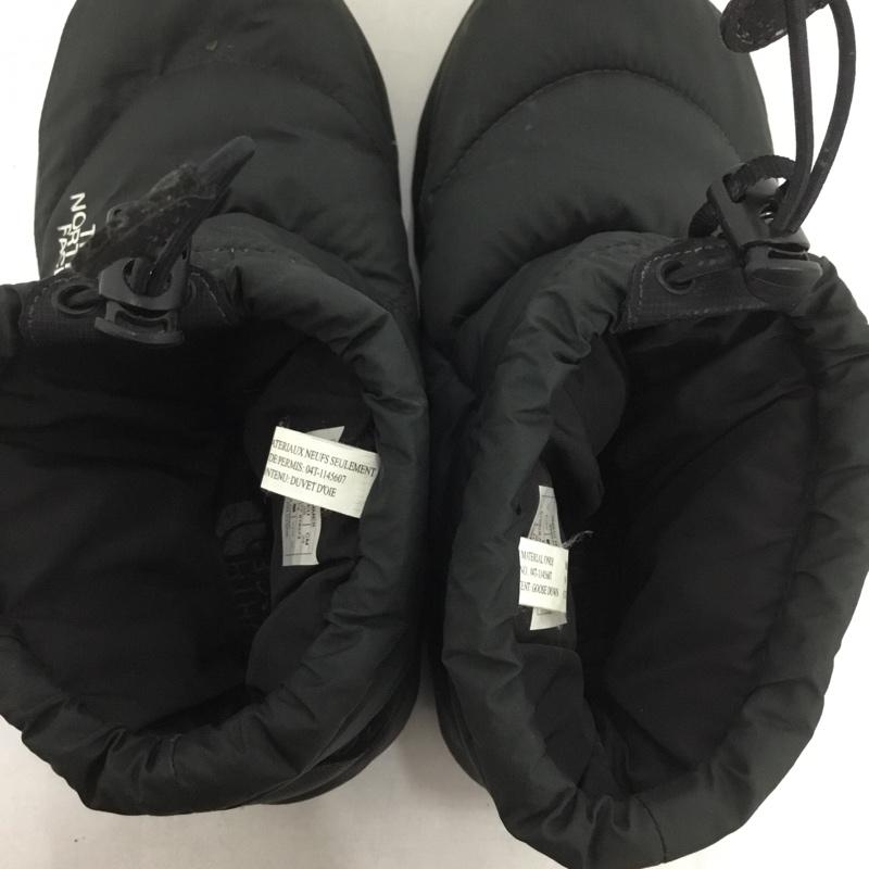 ザノースフェイス THE NORTH FACE アウトドアシューズ アウトドアシューズ 04T-1145607 ヌプシブーツ ウィンターブーツ スノーブーツ 24cm 24.0cm ロゴ、文字 黒 / ブラック /  レディース USED 古着 中古 10139068