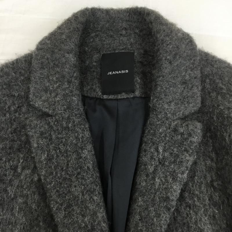 ジーナシス JEANASIS コート コート一般 JS070967AD FREE 無地 ダークグレー / ダークグレー /  レディース USED 古着 中古 10142547