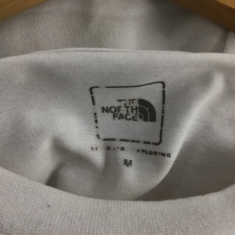 ザノースフェイス THE NORTH FACE Tシャツ 半袖 M プリント X ロゴ、文字 白 / ホワイト /  レディース USED 古着 中古 10139970
