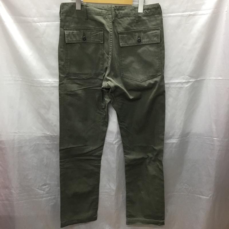 ビームスプラス BEAMS + パンツ ワークパンツ、ペインターパンツ ベイカーパンツ ミリタリーパンツ ワイドパンツ カジュアルパンツ S 無地 カーキ / カーキ /  メンズ USED 古着 中古 10114125