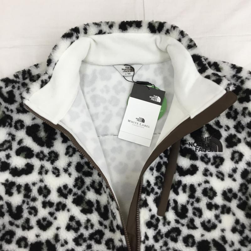 ザノースフェイス THE NORTH FACE ジャケット、上着 ジャケット、ブレザー NJ4FM60N RIMO FLEECE JACKET L ヒョウ柄・レオパード柄 白 / ホワイト / X 黒 / ブラック /  メンズ USED 古着 中古 10138375