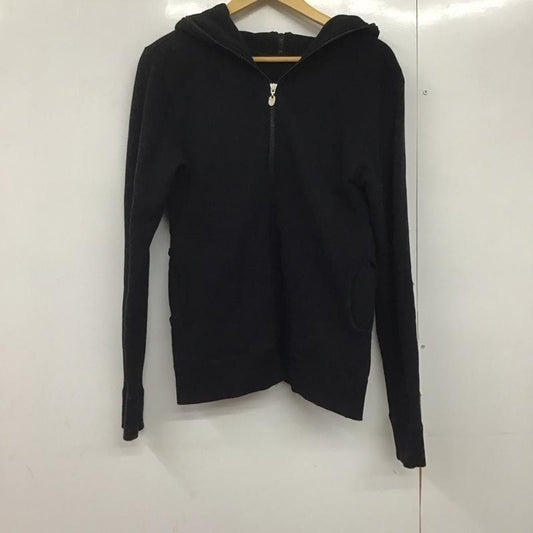 ヒピハパ Jipijapa パーカー 長袖 長袖パーカー ジップアップパーカー スウェット 3 無地 黒 / ブラック /  メンズ USED 古着 中古 10145361