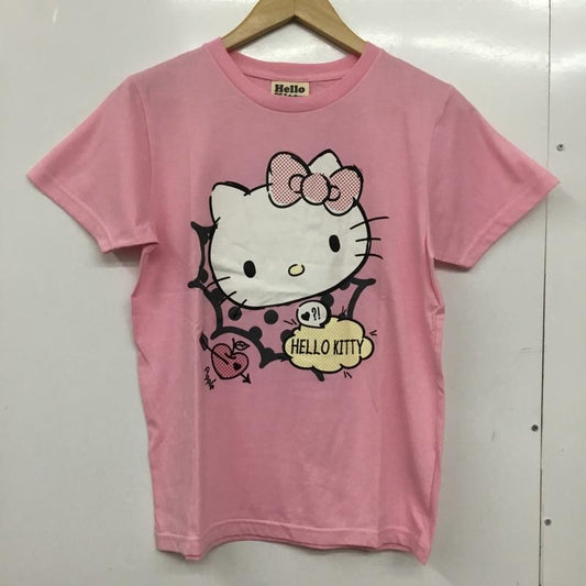 古着 USED Tシャツ 半袖 ハローキティ M プリント 桃 / ピンク /  レディース USED 古着 中古 10146224
