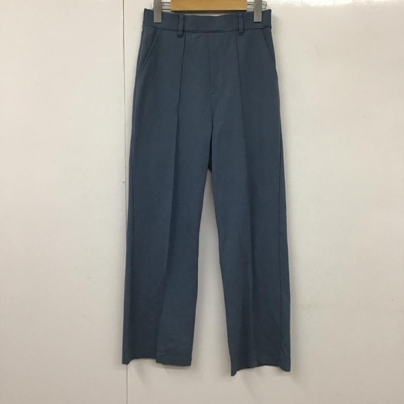 ローリーズファーム LOWRYS FARM パンツ スラックス LF520001CF ポンチピンタックイージーパンツ M 無地 青 / ブルー /  レディース USED 古着 中古 10131319