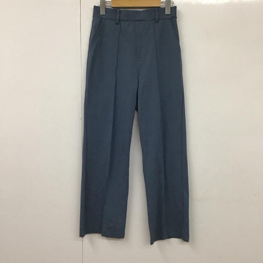 ローリーズファーム LOWRYS FARM パンツ スラックス LF520001CF ポンチピンタックイージーパンツ M 無地 青 / ブルー /  レディース USED 古着 中古 10131319