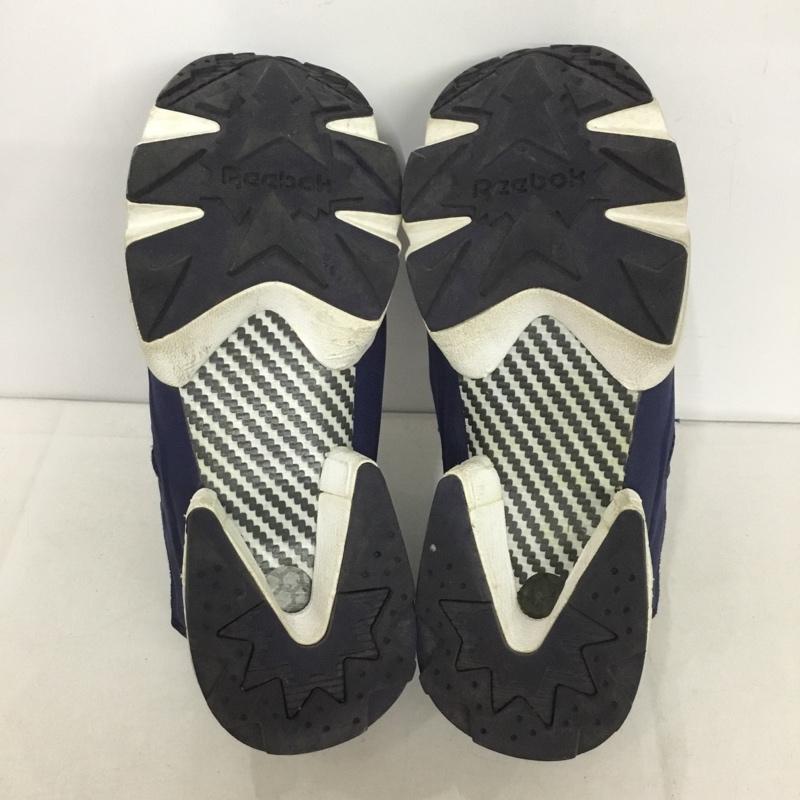 リーボック Reebok スニーカー スニーカー BD5609 インスタ ポンプ フューリー 23.5cm 23.5cm ロゴ、文字 紺 / ネイビー /  レディース USED 古着 中古 10140601