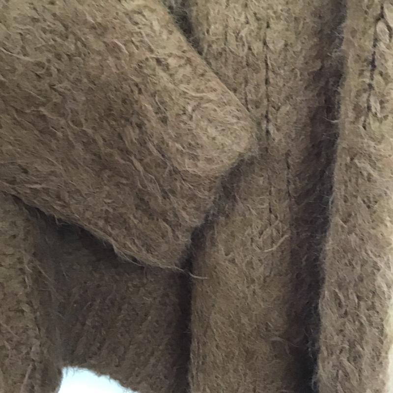 スナイデル SNIDEL カーディガン 長袖 SWNT185053 シャギーモヘアカーディガン FREE 無地 茶 / ブラウン /  レディース USED 古着 中古 10146408