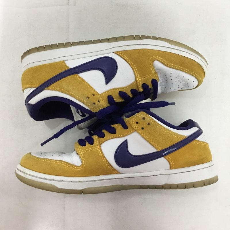 ナイキ NIKE スニーカー スニーカー BQ6817-800 SB DUNK LOW PRO 26cm 箱有 26.0cm ロゴ、文字 白 / ホワイト / X 橙 / オレンジ / X 紫 / パープル /  メンズ USED 古着 中古 10150369