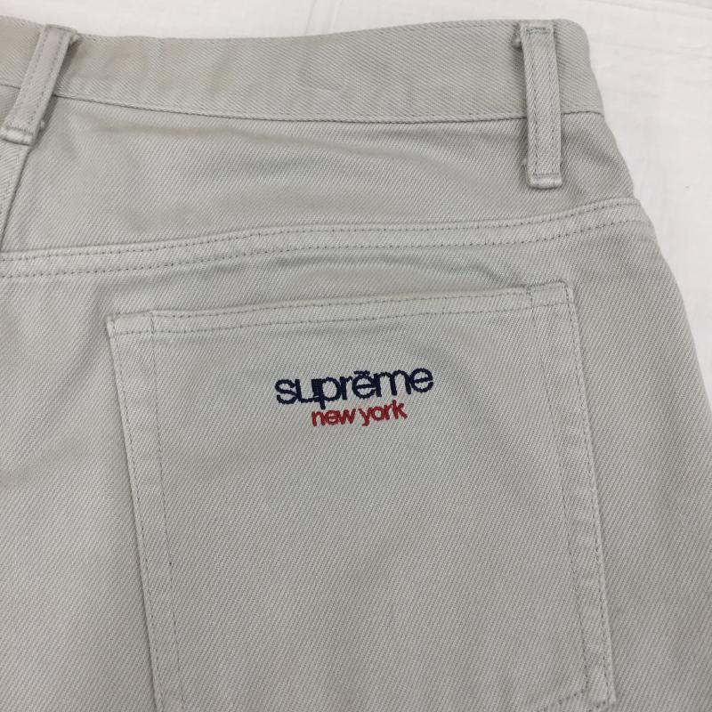 シュプリーム Supreme パンツ ワークパンツ、ペインターパンツ Baggy Jean 32インチ ロゴ、文字 灰 / グレー /  メンズ USED 古着 中古 10137612