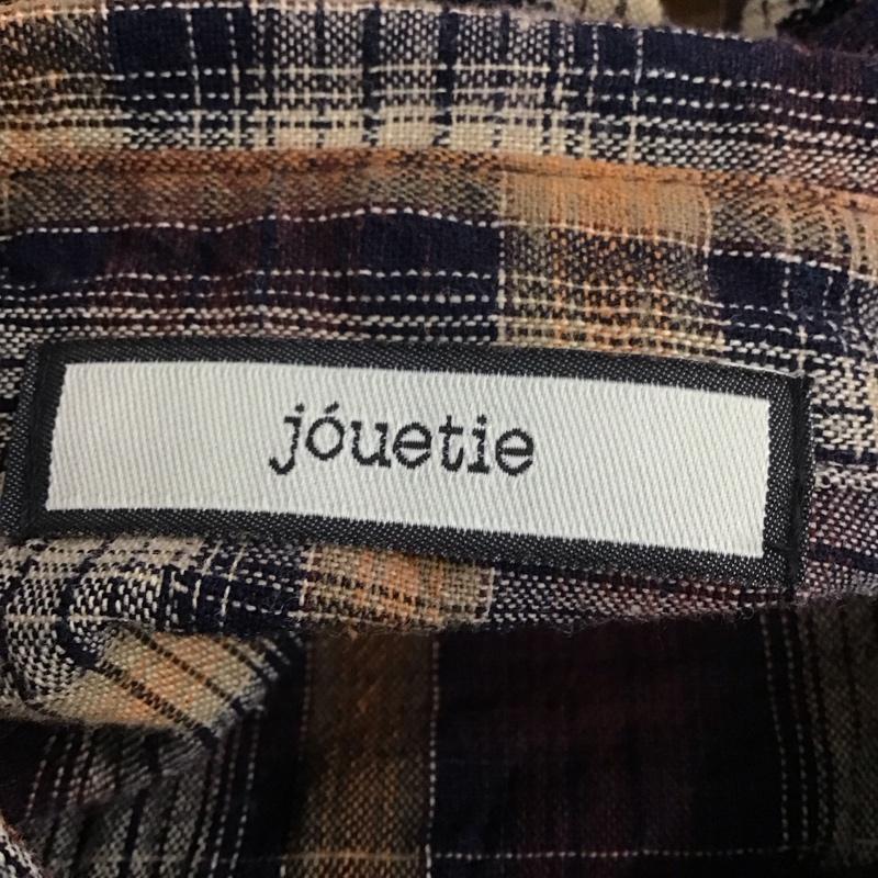 ジュエティ jouetie ワンピース ロングスカート 081850300401-02 チェックフリルワンピース ロングワンピース 長袖シャツワンピース M チェック マルチカラー / マルチカラー /  レディース USED 古着 中古 10111509