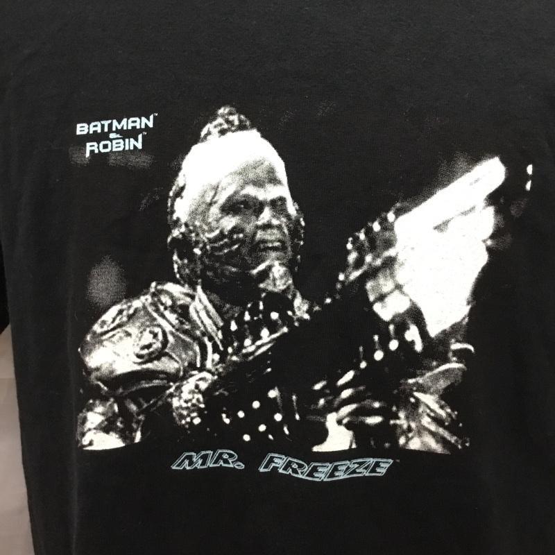 古着 USED Tシャツ 半袖 半袖カットソー プリントTシャツ クルーネックカットソー 90s batmanrobin 1997コピーライト M プリント 黒 / ブラック /  メンズ USED 古着 中古 10114173