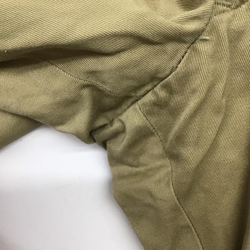 ミリタリー ミリタリー パンツ チノパン チノパン ワイドパンツ カジュアルパンツ 36インチ 無地 ベージュ / ベージュ /  メンズ USED 古着 中古 10144593