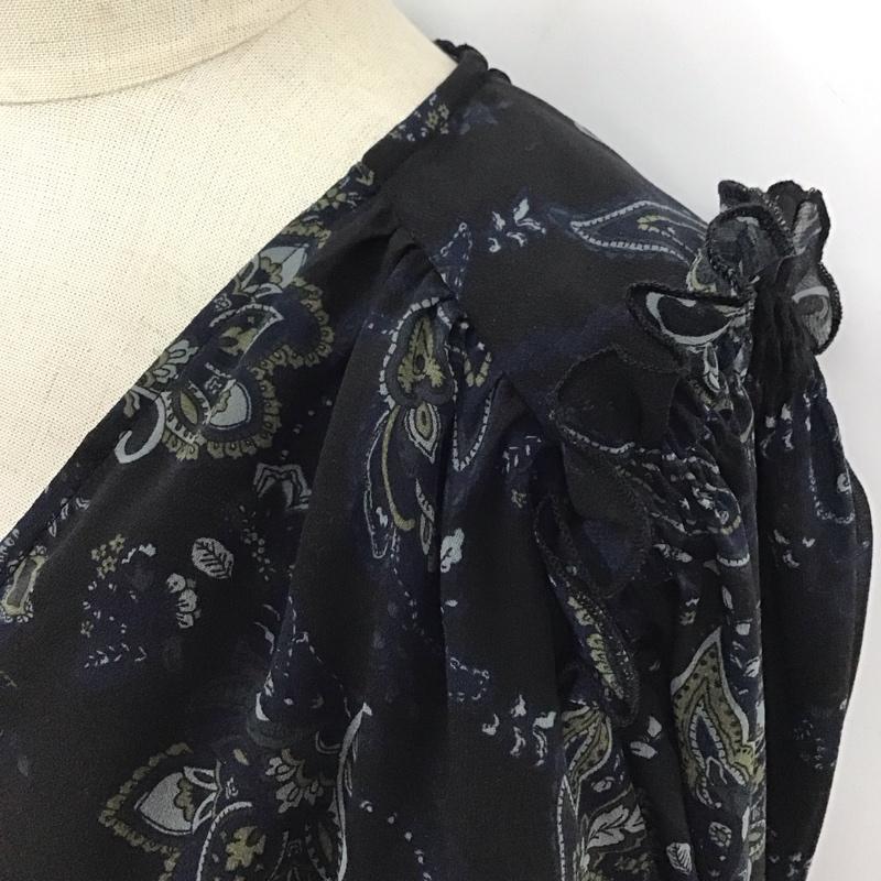 マウジー MOUSSY ワンピース ロングスカート 010dsh30-0510 長袖ロングワンピース フレアスカート 総柄 2 プリント マルチカラー / マルチカラー /  レディース USED 古着 中古 10118561