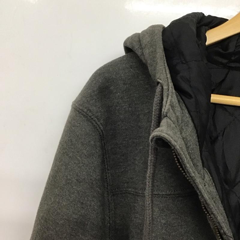 カーハート Carhartt パーカー 長袖 ジップアップパーカー 長袖パーカー カジュアルジャケット スウェット XXL ロゴ、文字 灰 / グレー /  メンズ USED 古着 中古 10143424