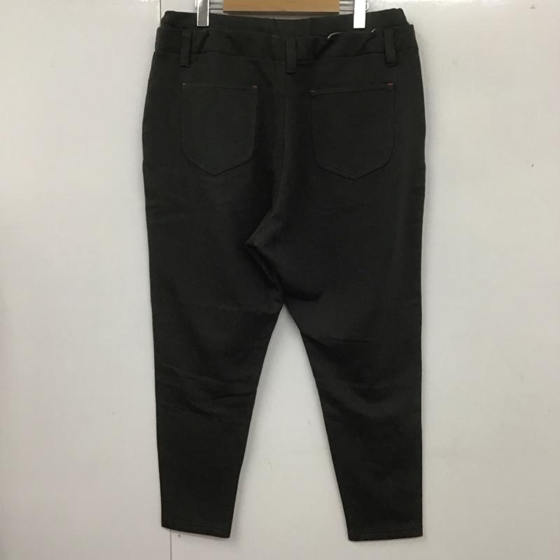 オニツカタイガー ONITSUKA TIGER パンツ サルエルパンツ スウェットパンツ ジャージ カジュアルパンツ ワイドパンツ サルエル XL 無地 黒 / ブラック /  メンズ USED 古着 中古 10107677