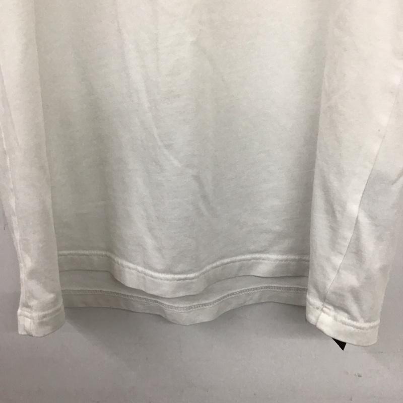 エンポリオアルマーニ EMPORIO ARMANI Tシャツ 半袖 半袖カットソー プリントTシャツ クルーネックカットソー M ロゴ、文字 白 / ホワイト /  メンズ USED 古着 中古 10132299