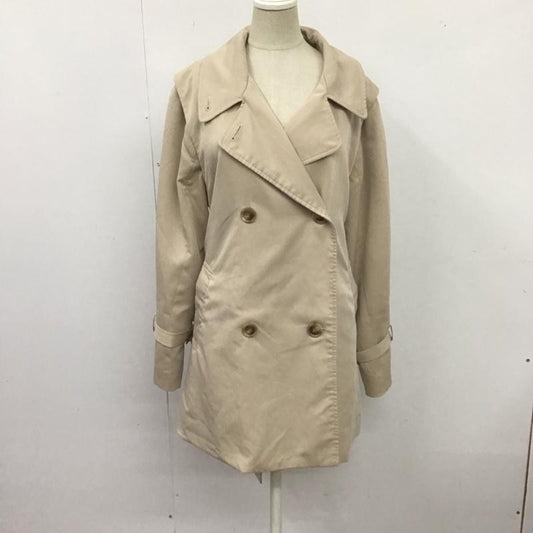 ナイスクラップ NICE CLAUP コート トレンチコート FREE 無地 ベージュ / ベージュ /  レディース USED 古着 中古 10124817