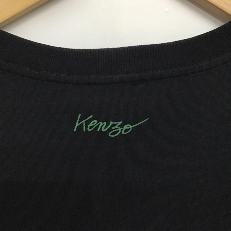 ケンゾー KENZO Tシャツ 半袖 半袖カットソー プリントTシャツ クルーネックカットソー nigo L プリント 黒 / ブラック /  メンズ USED 古着 中古 10142101