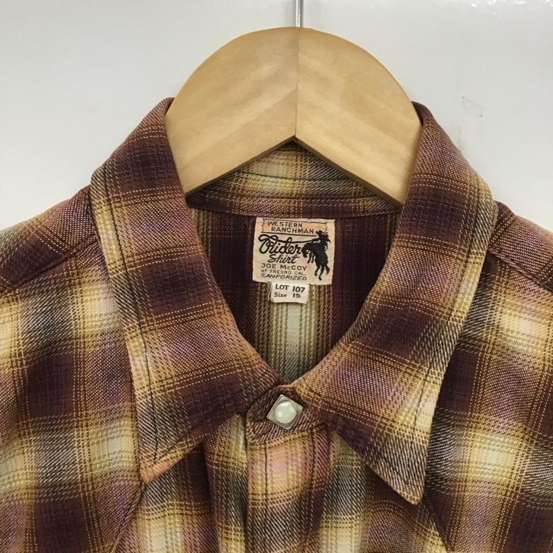 ジョーマッコイ JOE McCOY シャツ、ブラウス 半袖 半袖シャツ チェックシャツ カラーシャツ ウエスタンシャツ チェック マルチカラー / マルチカラー /  メンズ USED 古着 中古 10139714