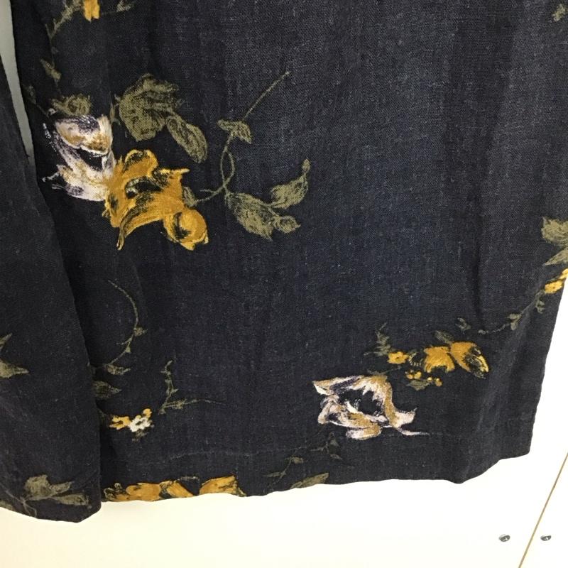 レプシィム LEPSIM パンツ スラックス L 総柄 紺 / ネイビー /  レディース USED 古着 中古 10131922