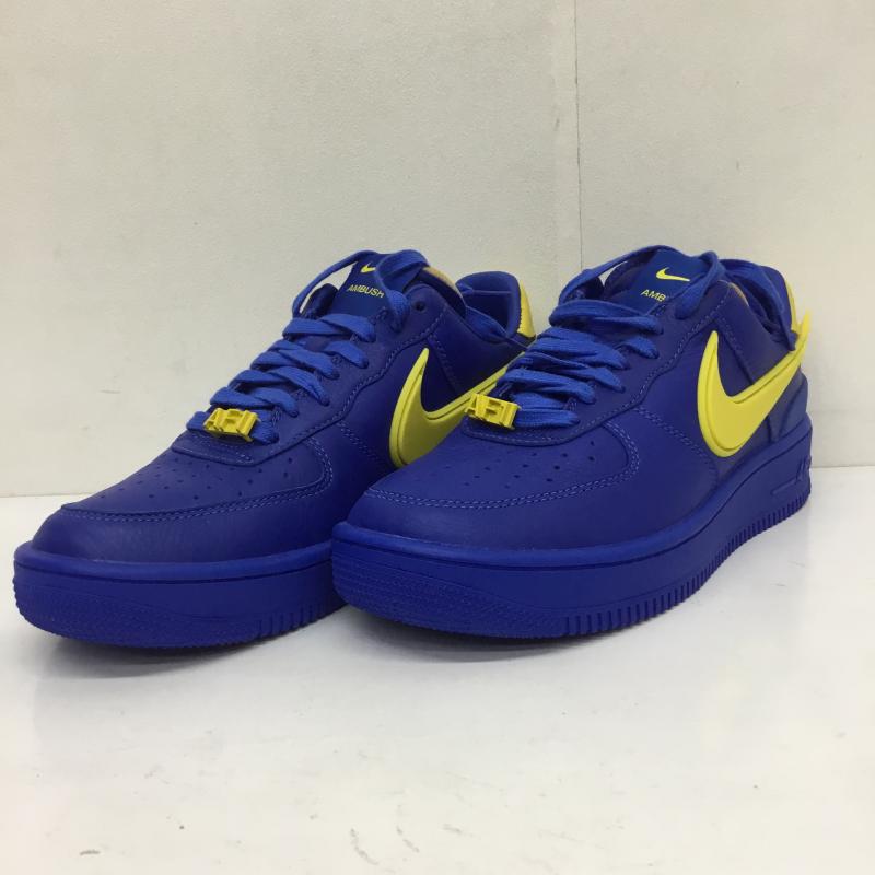 ナイキ NIKE スニーカー スニーカー DV3464-400 AMBUSH × Nike Air Force 1 Low Game Royal and Vivid Sulfur アンブッシュ 26.0cm ロゴ、文字 青 / ブルー /  メンズ USED 古着 中古 10112279