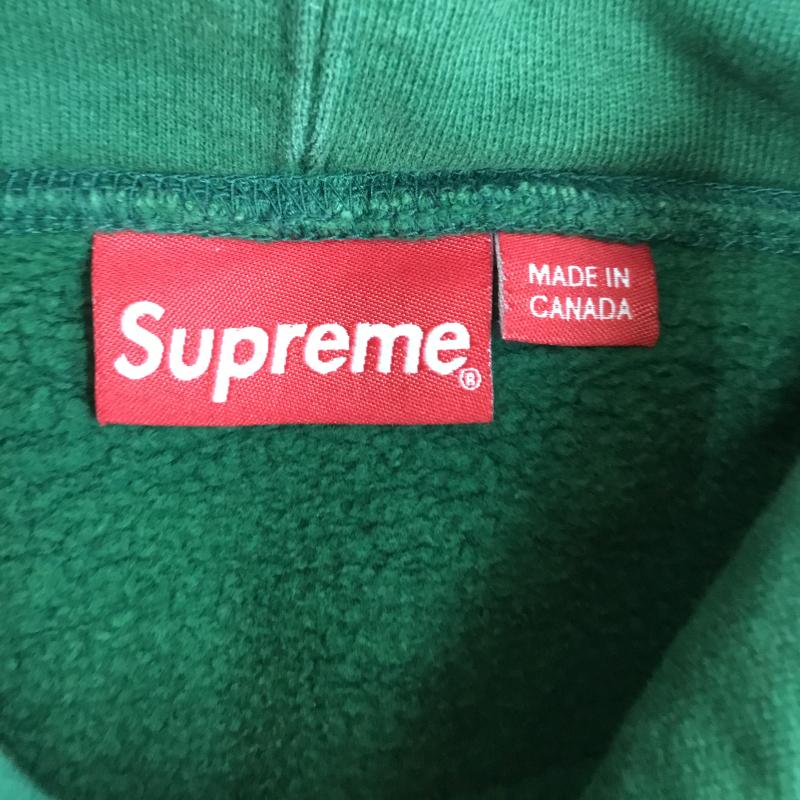 シュプリーム Supreme パーカー 長袖 FW19 Paneled Arc Hooded Sweatshirt L ロゴ、文字 黒 / ブラック / X 緑 / グリーン /  メンズ USED 古着 中古 10150029