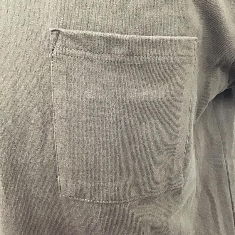 グッドウェア Goodwear Tシャツ 半袖 半袖カットソー プリントTシャツ クルーネックカットソー L 無地 茶 / ブラウン /  メンズ USED 古着 中古 10115297