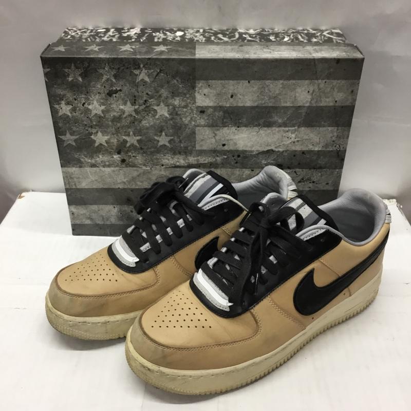 ナイキ NIKE スニーカー スニーカー 669917-200 AIR FORCE 1 SP TISCI 28cm 箱有 28.0cm ロゴ、文字 ベージュ / ベージュ / X 黒 / ブラック /  メンズ USED 古着 中古 10109387