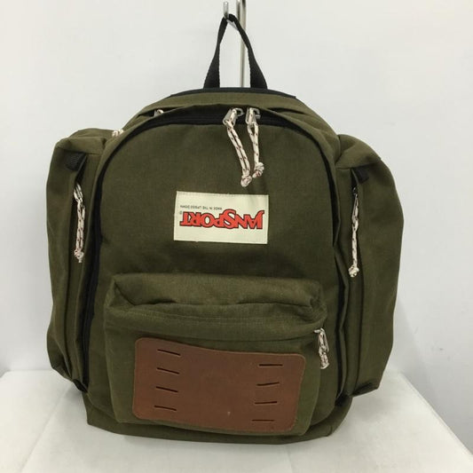 ジャンスポーツ JANSPORT リュックサック、デイパック リュックサック、デイバッグ FIELD PACK DEMOGORGON HUNTER ストレンジャーシングス ロゴ、文字 黒 / ブラック / X カーキ / カーキ /  メンズ USED 古着 中古 10138498