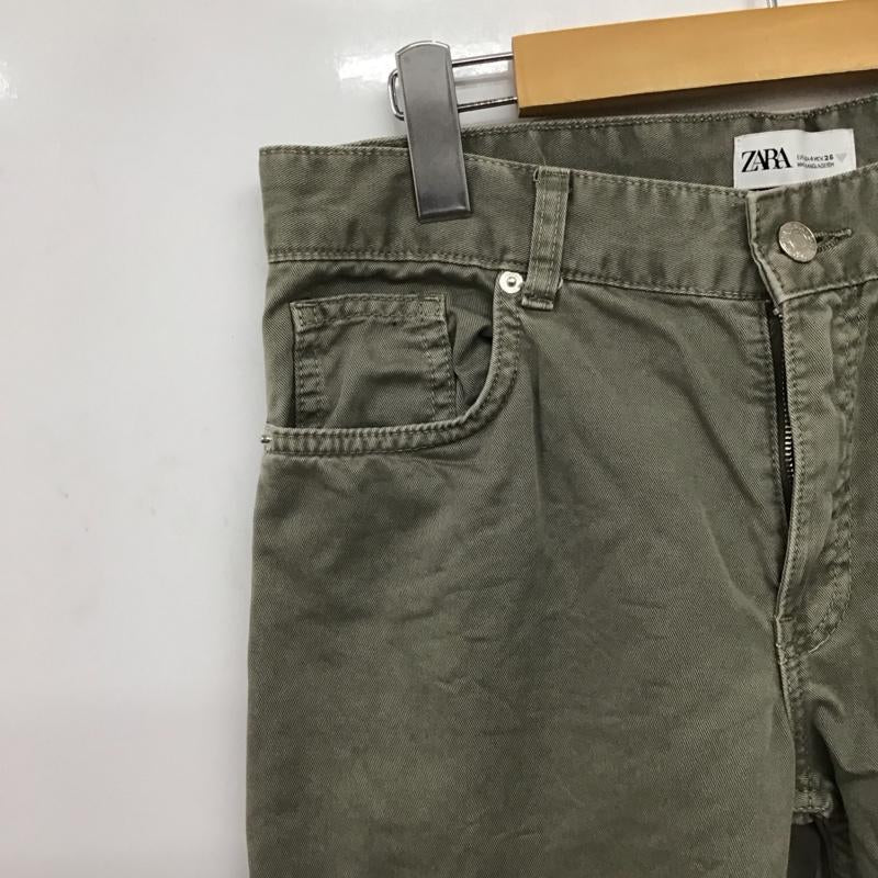 ザラ ZARA パンツ ワークパンツ、ペインターパンツ 36 無地 カーキ / カーキ /  レディース USED 古着 中古 10150481