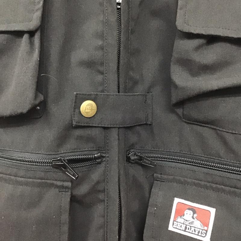 ベンデイビス BEN DAVIS ベスト ベスト T-23580029 ユーティリティベスト L ワンポイント 黒 / ブラック /  メンズ USED 古着 中古 10145214