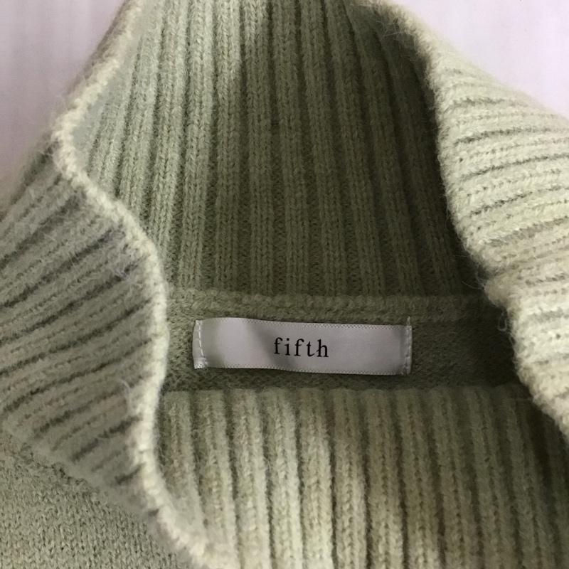 フィフス fifth ニット、セーター 長袖 無地 薄緑 / ライトグリーン /  レディース USED 古着 中古 10121351