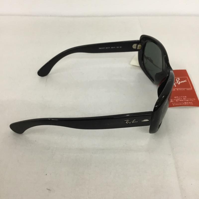 レイバン Ray-Ban めがね・サングラス サングラス RB4101F JACKIE OHH ジャッキーオー ケース付き ロゴ、文字 黒 / ブラック /  メンズ USED 古着 中古 10129430