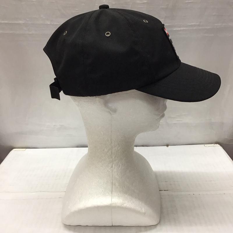 シュプリーム Supreme 帽子 キャップ 21AW コーデュラ テフロンラベル 6パネルキャップ ロゴ、文字 黒 / ブラック /  メンズ USED 古着 中古 10120226