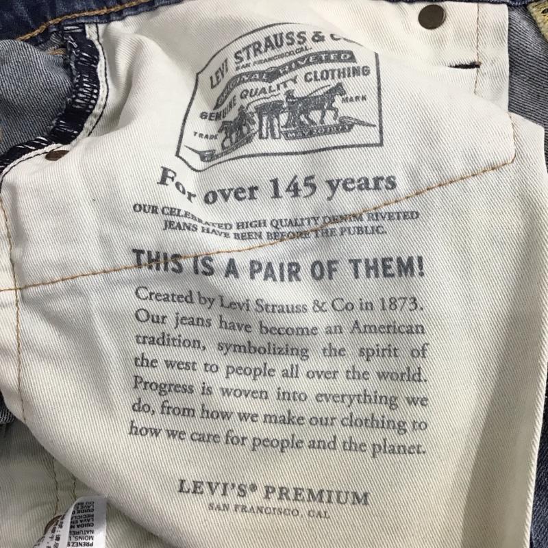 リーバイストラウスアンドコー Levi Strauss & co. パンツ デニム、ジーンズ デニムパンツ ストレートパンツ スリムパンツ カジュアルパンツ 薄手 33インチ 無地 インディゴ / インディゴ /  メンズ USED 古着 中古 10123551