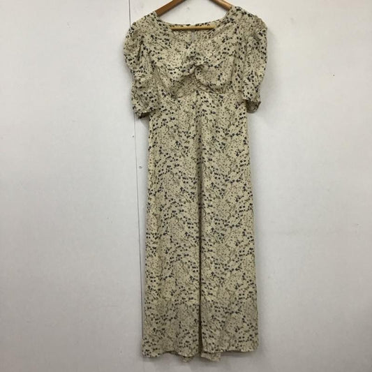グレイル GRL ワンピース ロングスカート mc015 バックリボンVネックワンピース 半袖 L 花柄 マルチカラー / マルチカラー /  レディース USED 古着 中古 10119246