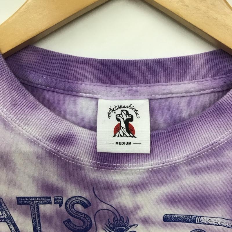 ソフト・マシーン SOFTMACHINE Tシャツ 半袖 半袖カットソー プリントTシャツ クルーネックカットソー M プリント 紫 / パープル /  メンズ USED 古着 中古 10128775