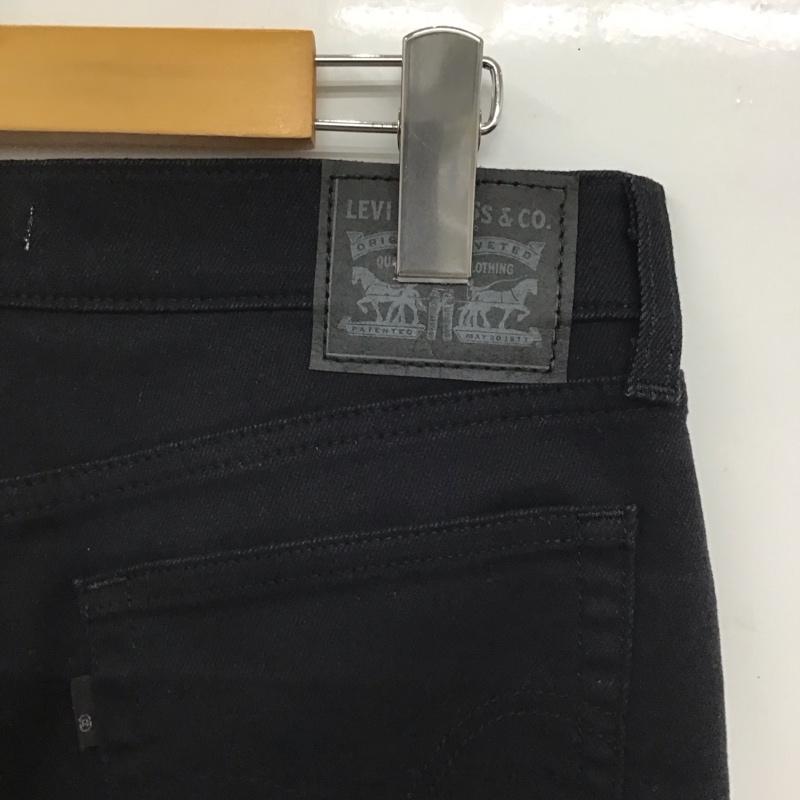 リーバイストラウスアンドコー Levi Strauss & co. パンツ デニム、ジーンズ デニムパンツ スリムパンツ カジュアルパンツ ストレッチパンツ 27インチ 無地 黒 / ブラック /  レディース USED 古着 中古 10146942