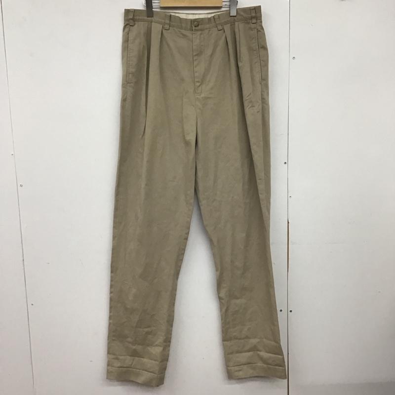 ポロバイラルフローレン POLOBYRALPHLAUREN パンツ チノパン チノパン ワイドパンツ カジュアルパンツ 36インチ 無地 ベージュ / ベージュ /  メンズ USED 古着 中古 10149291
