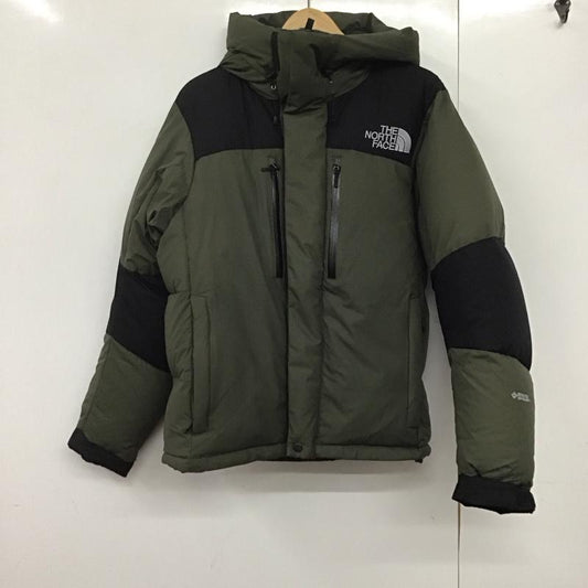 ザノースフェイス THE NORTH FACE ジャケット、上着 ジャンパー、ブルゾン nd91950 バルトロライトダウンジャケット アウター L ロゴ、文字 黒 / ブラック / X カーキ / カーキ /  メンズ USED 古着 中古 10143618