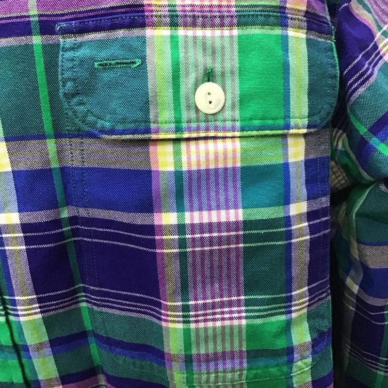 ポロラルフローレン POLO RALPH LAUREN シャツ、ブラウス 長袖 L チェック マルチカラー / マルチカラー /  メンズ USED 古着 中古 10111254