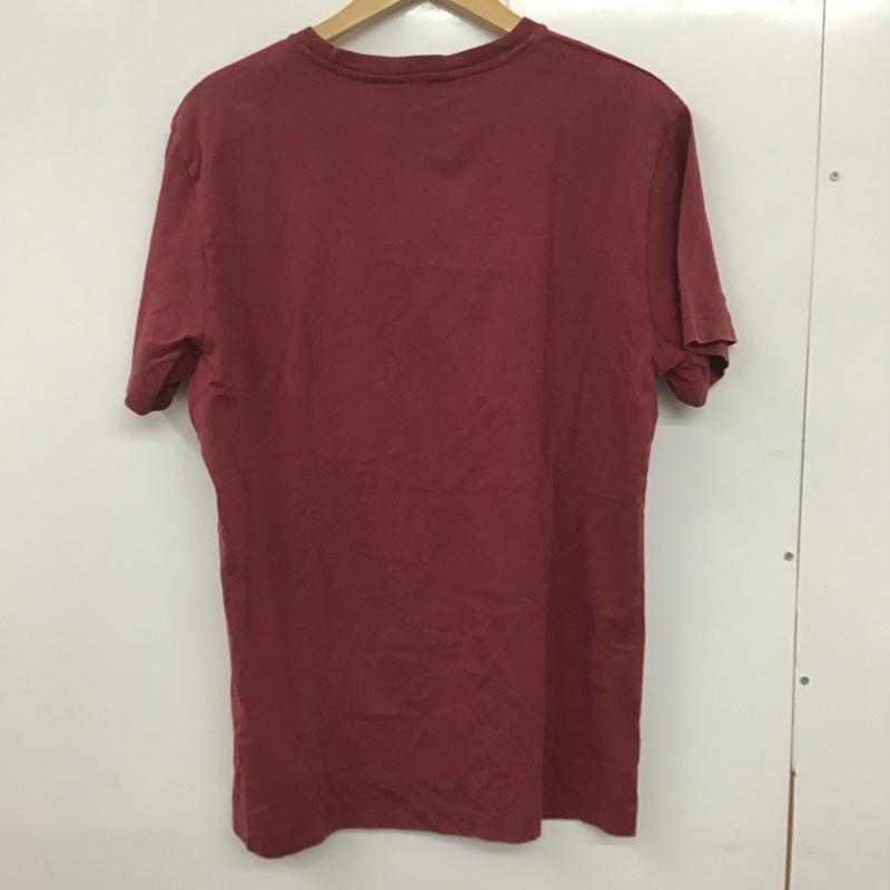 ディーゼル DIESEL Tシャツ 半袖 半袖カットソー プリントTシャツ クルーネックカットソー L プリント えんじ / ワインレッド /  メンズ USED 古着 中古 10134923