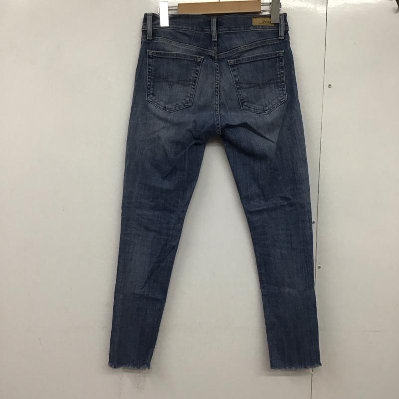 ポロラルフローレン POLO RALPH LAUREN パンツ デニム、ジーンズ 27インチ 無地 水色 / ライトブルー /  レディース USED 古着 中古 10142914