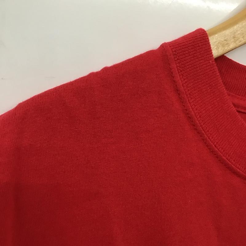 古着 USED Tシャツ 半袖 半袖カットソー プリントTシャツ クルーネックカットソー リアル 井上雅彦 M ロゴ、文字 赤 / レッド /  メンズ USED 古着 中古 10132180