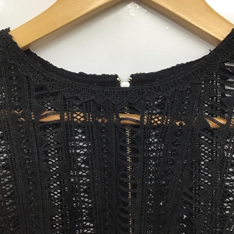 ジーナシス JEANASIS シャツ、ブラウス 長袖 JS063453SB FREE 無地 黒 / ブラック /  レディース USED 古着 中古 10141319