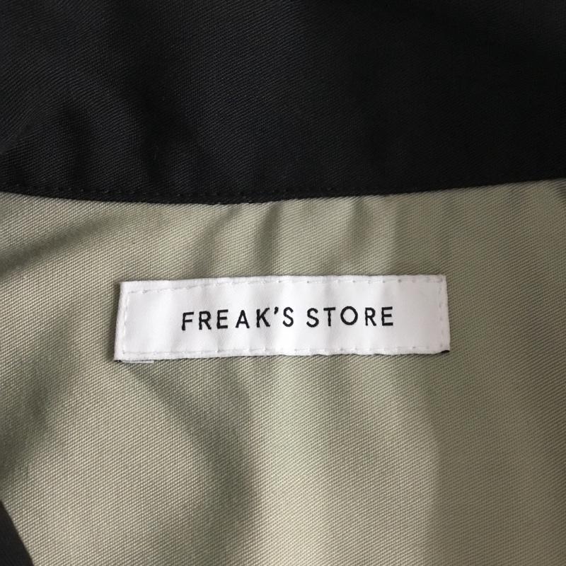 フリークスストア FREAK S STORE シャツ、ブラウス 半袖 半袖シャツ カラーシャツ 半袖カットソー ワッペンシャツ S ロゴ、文字 ベージュ / ベージュ /  メンズ USED 古着 中古 10120831