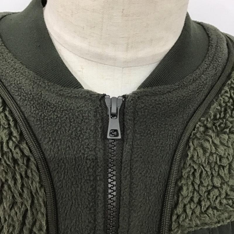 ユニクロ UNIQLO ジャケット、上着 ジャンパー、ブルゾン 01-34-1F274A White Mountaineering ボアブルゾン L 無地 カーキ / カーキ /  メンズ USED 古着 中古 10124470