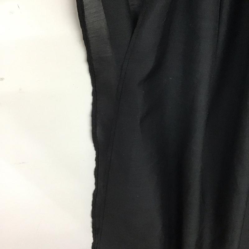 ニコアンド niko and... ワンピース ロングスカート L 無地 黒 / ブラック /  レディース USED 古着 中古 10130563