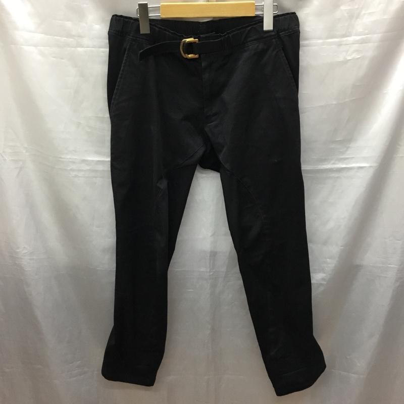 ジュンハシモト junhashimoto パンツ デニム、ジーンズ カジュアルパンツ ワークパンツ ワイドパンツ ジーンズ 2 無地 黒 / ブラック /  メンズ USED 古着 中古 10117703