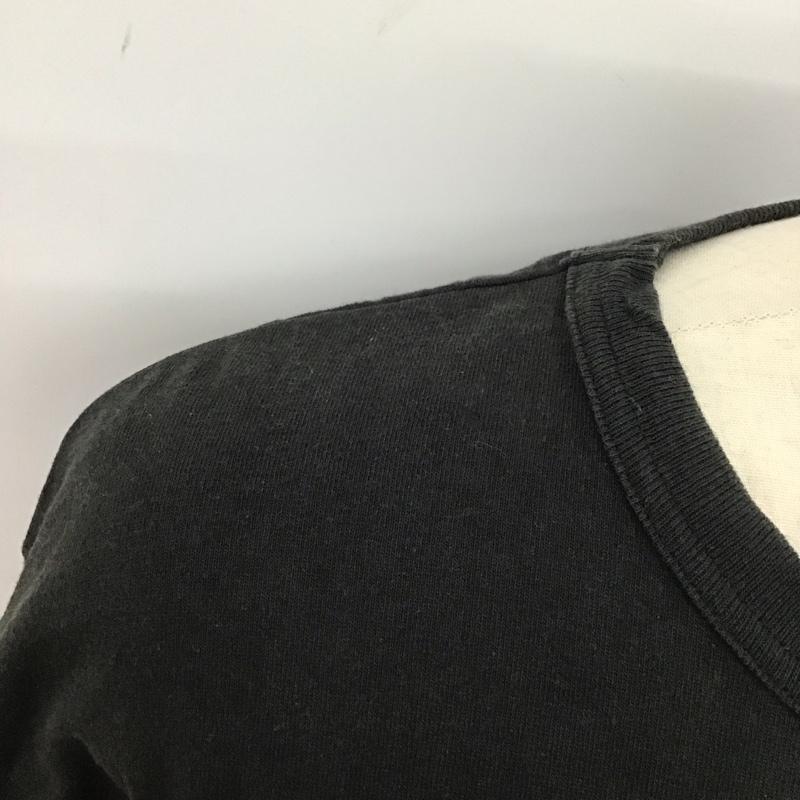 チャンピオン Campion Tシャツ 長袖 XL プリント 黒 / ブラック /  メンズ USED 古着 中古 10128250